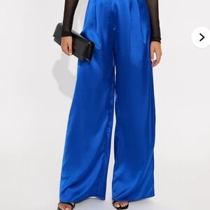 NWT Vibrant Blue Wide-Leg Pants XS